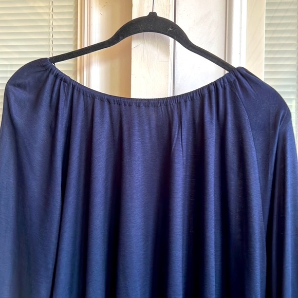 Philosophy woman size 1X blue color  blouse - Picture 2 of 9